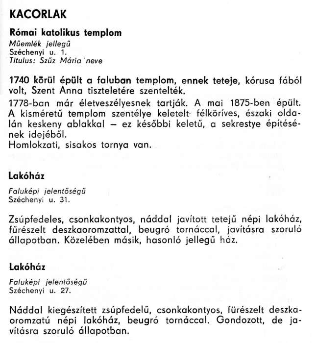 Kacorlak - Zala megye műemlékei 1977 061-062old.jpg Kacorlak - Zala megye műemlékei 1977 061-062old.jpg