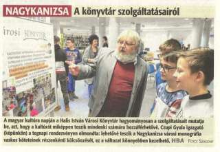 Zalai Hírlap 2019 01 23 019sz 04old - A könyvtár szolgáltatásairól.jpg Zalai Hírlap 2019 01 23 019sz 04old - A könyvtár szolgáltatásairól.jpg